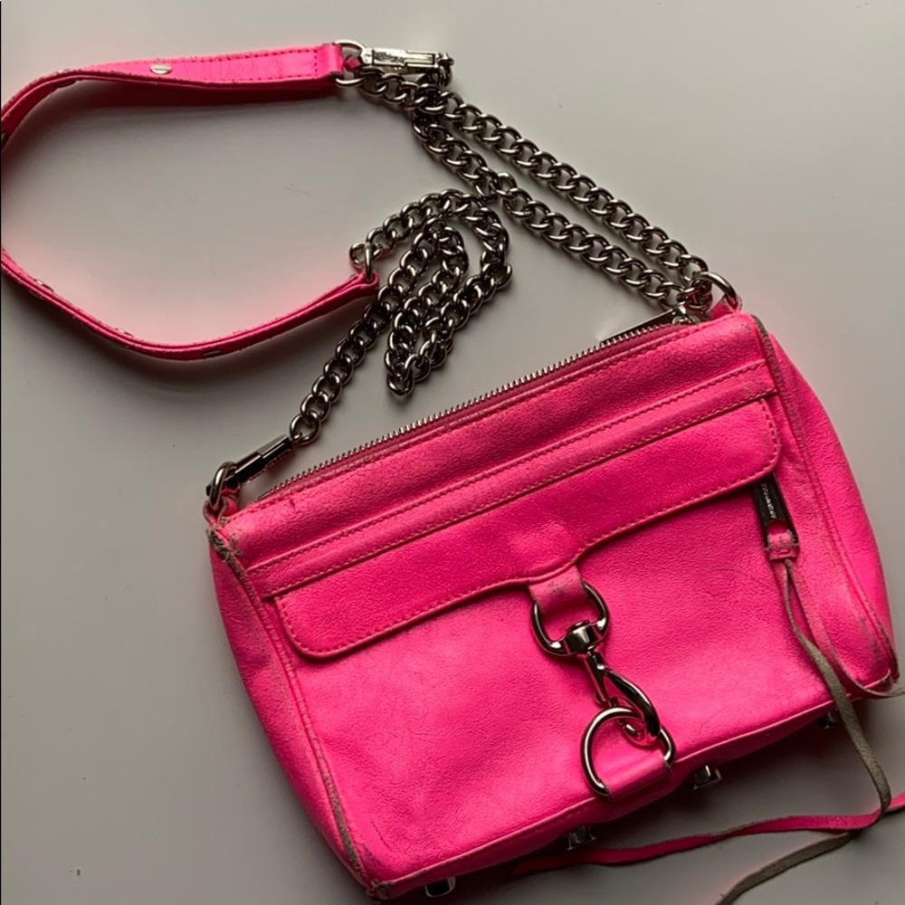 Hot Pink Rebecca Minkoff Mini M.A.C Crossbody